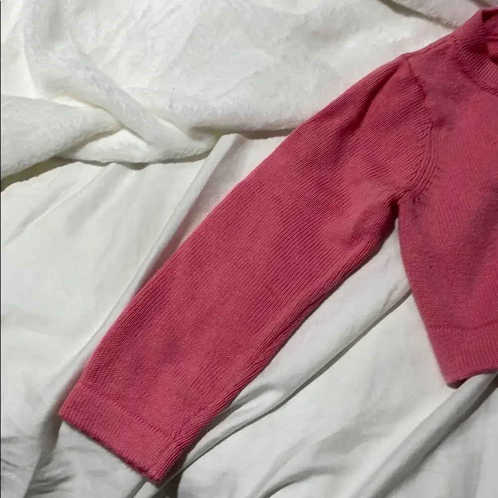 Gymboree 2t pink bow sweater worn once